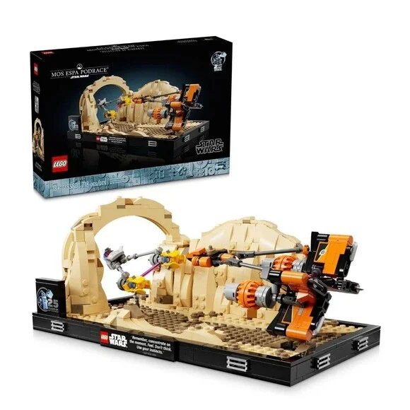 LEGO Star Wars: The Phantom Menace Mos ESPA Podrace Diorama Build/Display 75380 - Picture 2 of 3